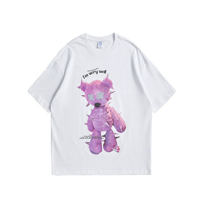 Kevin – Reflektierendes Oversize-T-Shirt mit Druck