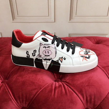 Lily – Weiße Leder-Damenschuhe