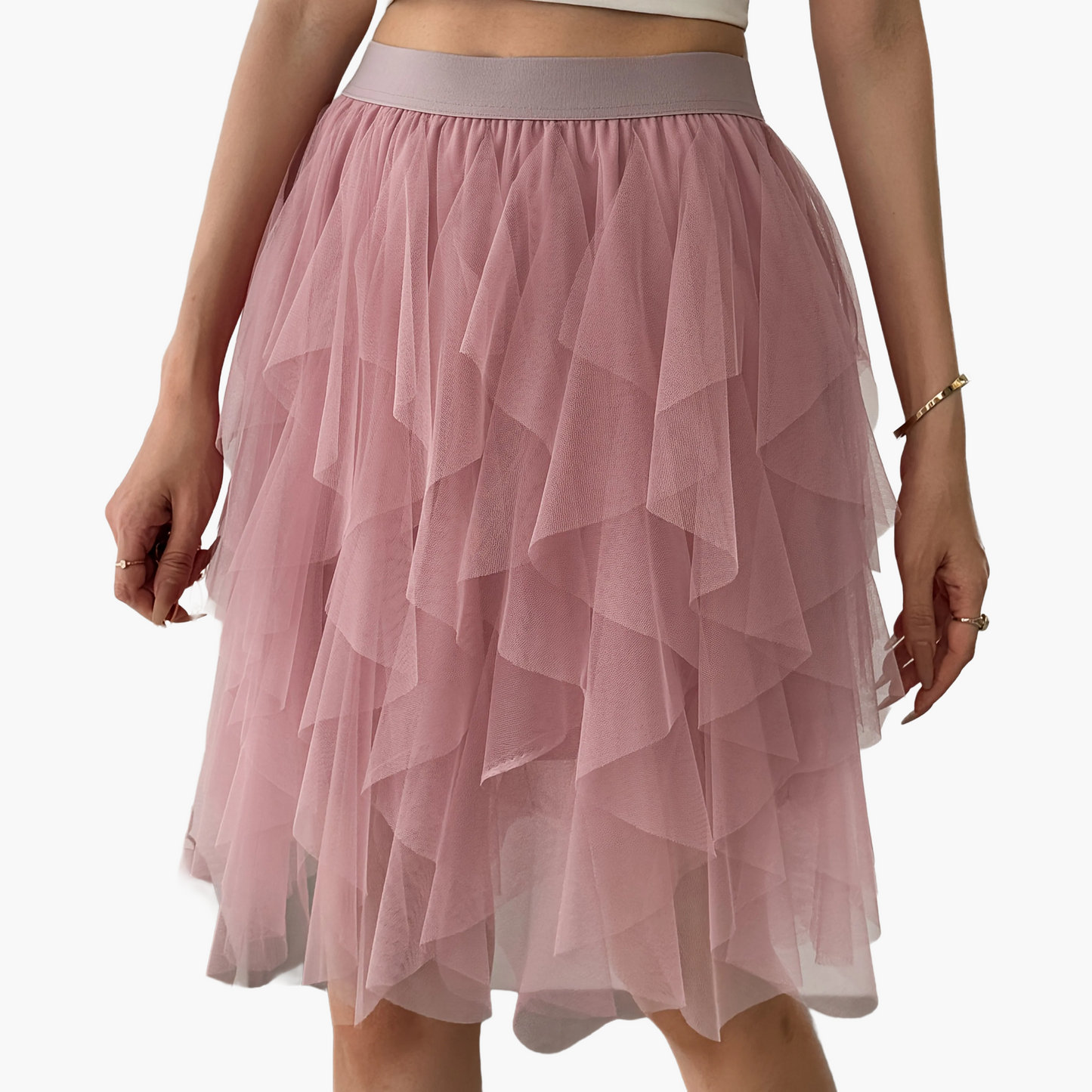 Damen Tüllrock – Verspielter Lagen-Look für Alltag und Feste