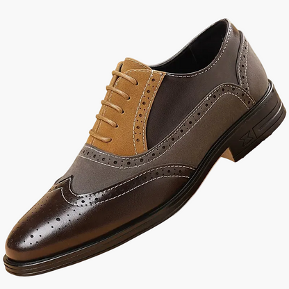 Herren Business Brogue Oxford Schuhe – Eleganter Vintage-Stil für Alltag & Büro