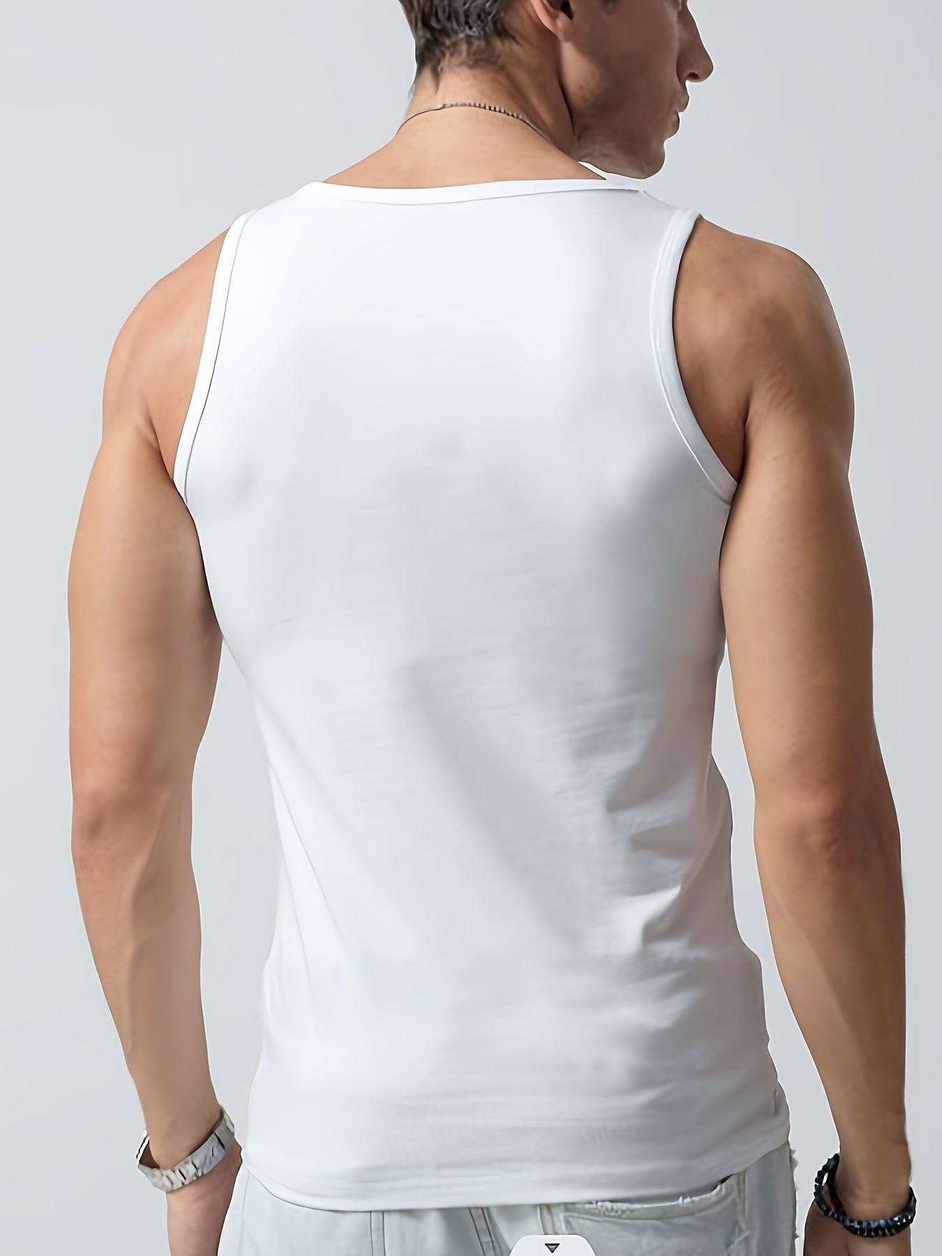 Herren Tanktop im sportlichen Stil – Figurbetontes Basic für Fitness und Freizeit
