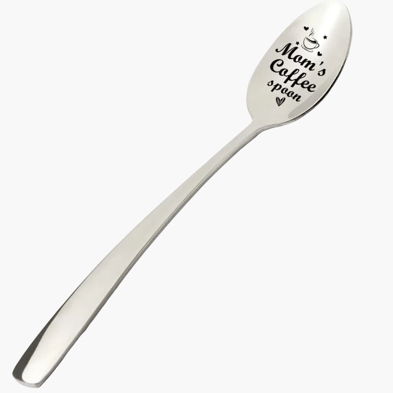 Muttertag Geschenk – Löffel für Frauen, graviert mit „Mom's Coffee Spoon“, stilvoller Kaffeelöffel für Mamas