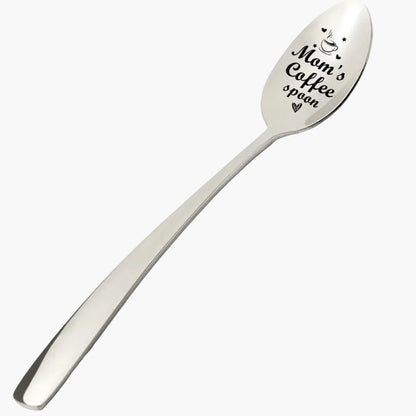 Muttertag Geschenk – Löffel für Frauen, graviert mit „Mom's Coffee Spoon“, stilvoller Kaffeelöffel für Mamas