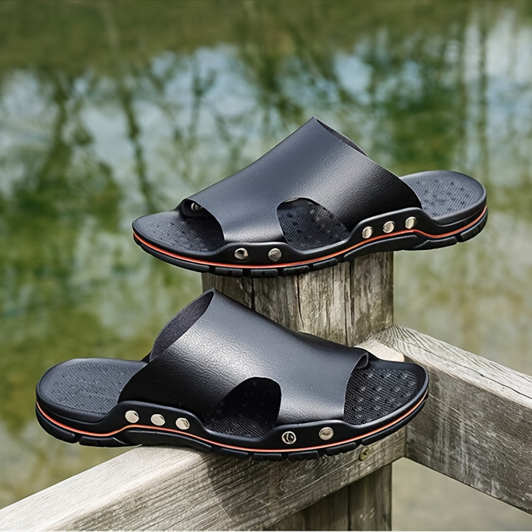 Herren Komfort-Slipper Sandalen – Offene Zehenschuhe für Freizeit und Alltag