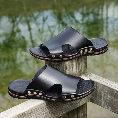 Herren Komfort-Slipper Sandalen – Offene Zehenschuhe für Freizeit und Alltag