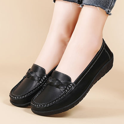 Damen Bequeme Mokassins Slipper – Klassische Freizeit Loafer für Alltag und Büro