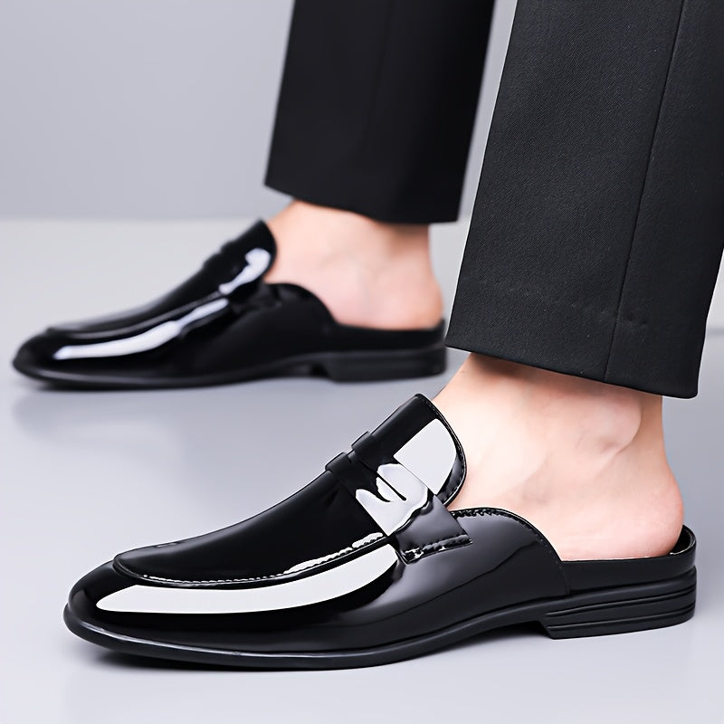 Herren Elegante Backless Loafer – Stilvolle Business-Slipper für Büro & Anlass