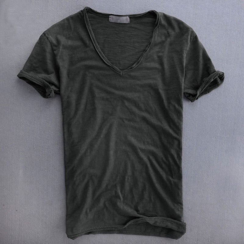 Herren V-Ausschnitt T-Shirt – Modernes Basic für Alltag und Freizeit