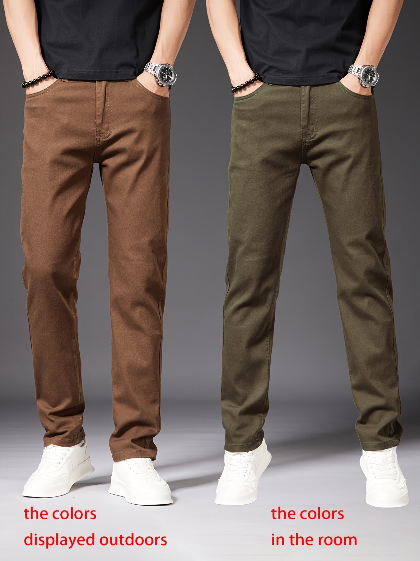 Herren Stretch Business Casual Hose – Modernes, vielseitiges Design für Beruf und Freizeit