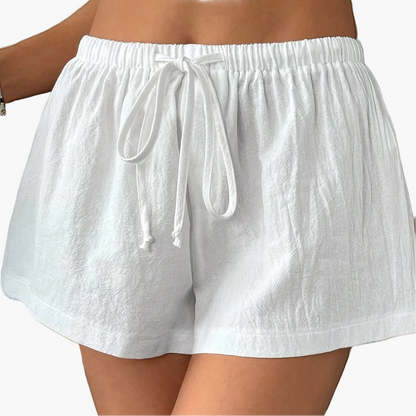 Damen Freizeit Shorts mit Kordelzug – Bequeme Sommer Loungewear für Alltag & Zuhause