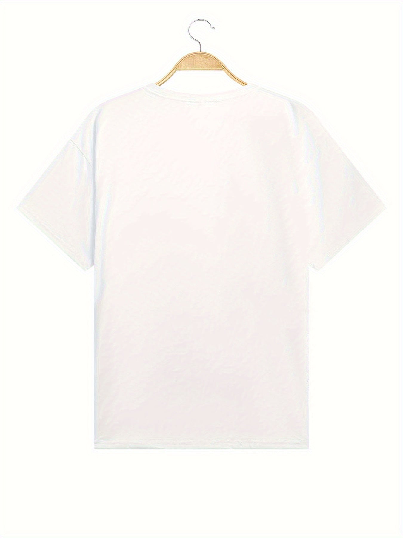 Damen T-Shirt mit Herz-Print – Lässiges Freizeitshirt für Alltag und Urlaub