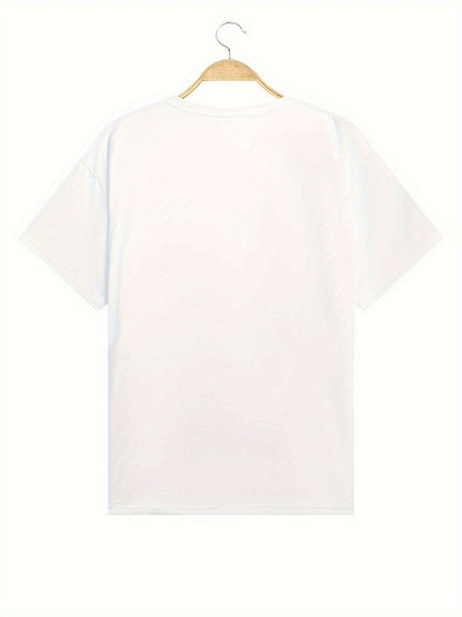 Damen T-Shirt mit Herz-Print – Lässiges Freizeitshirt für Alltag und Urlaub