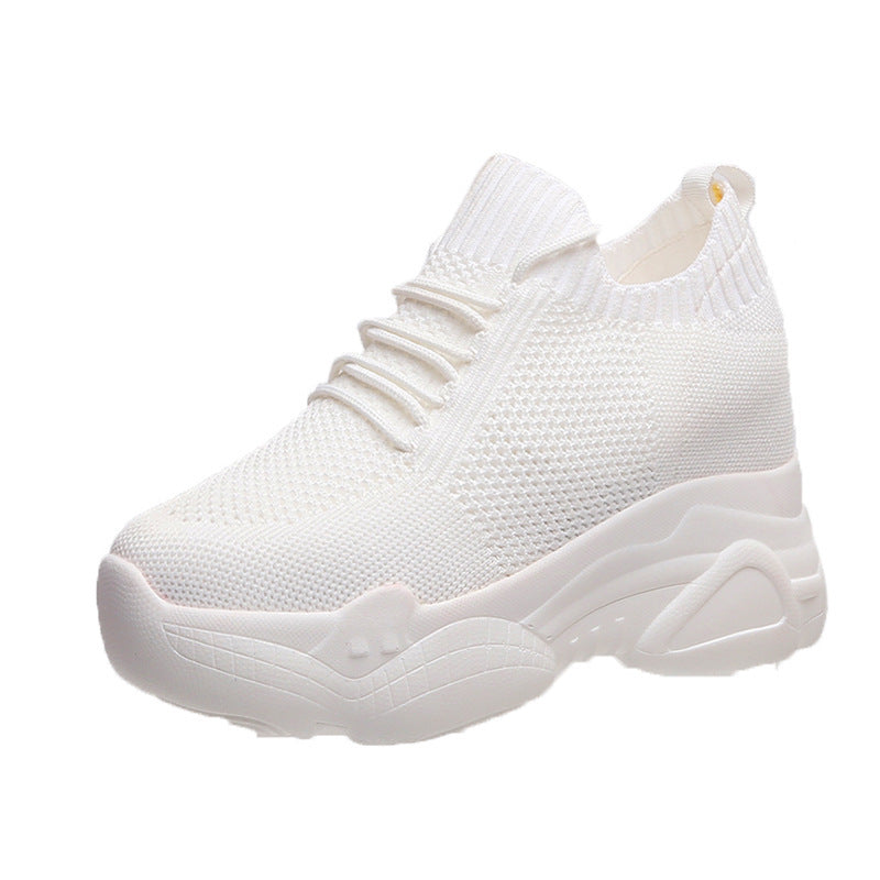 Elizabeth – Erhöhende Damen Sneaker in Weiß