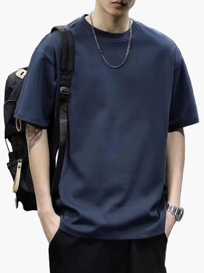 Herren Basic Oversize T-Shirt – Lässiger Streetwear Stil für Alltag & Freizeit