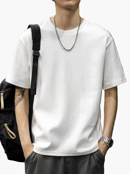 Herren Basic Oversize T-Shirt – Lässiger Streetwear Stil für Alltag & Freizeit
