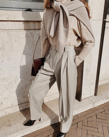 Rachel – Weite Damenhose aus Polyester