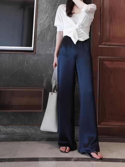 Damen Weitbeinige Businesshose mit elegantem Schnitt – Modern und vielseitig