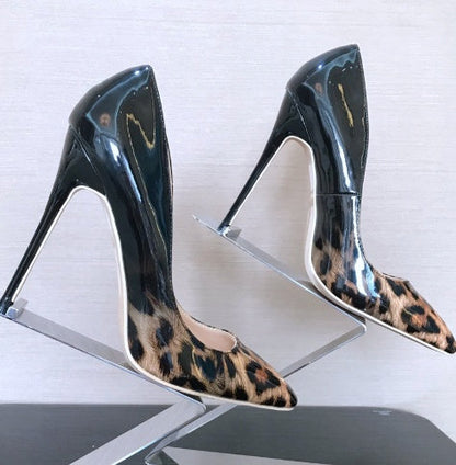 Heidi – Spitzen Pumps mit Leopardenmuster