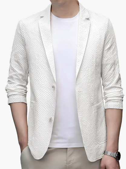 Herren Casual Blazer mit Struktur – Modernes Sakko für Alltag und Business