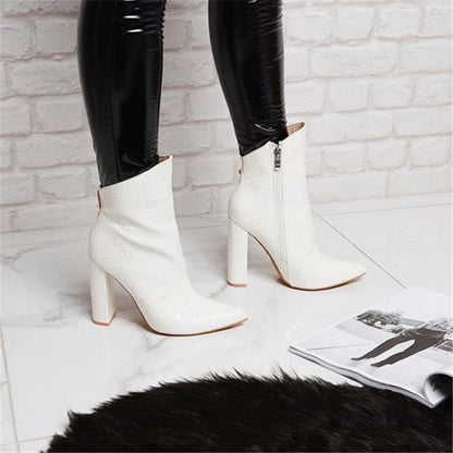 Kathryn – Lederstiefeletten mit Absatz für Damen