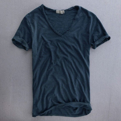 Herren V-Ausschnitt T-Shirt – Modernes Basic für Alltag und Freizeit