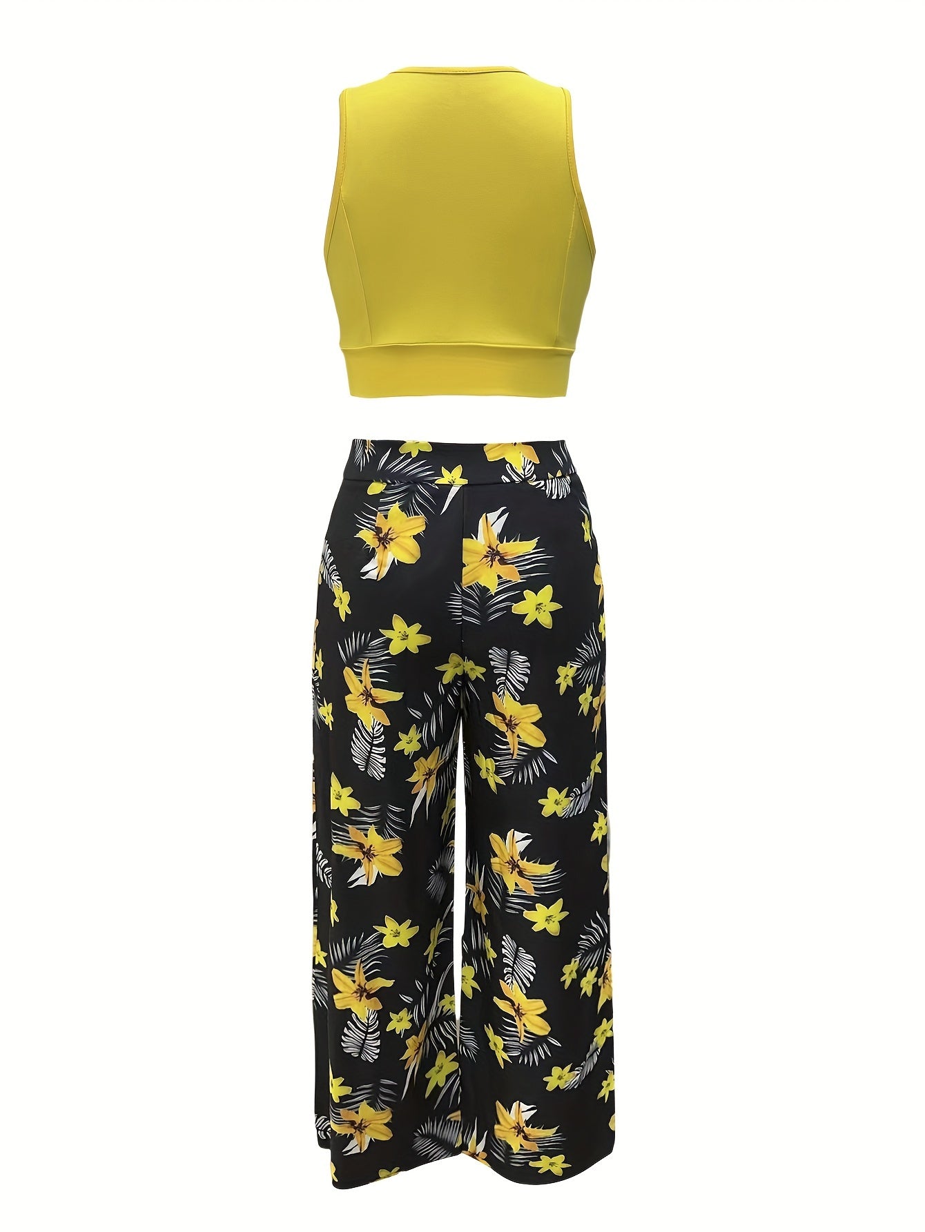 Damen Maxirock mit Tropenmuster und Schlitz – Eleganter Sommer-Look für Alltag & Urlaub