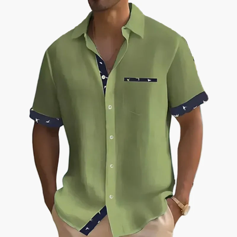 Herren Freizeit Hemd – Klassisches Kurzarmhemd mit modernem Design, ideal für Sommer und Alltag