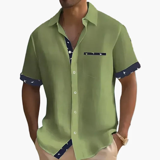 Herren Freizeit Hemd – Klassisches Kurzarmhemd mit modernem Design, ideal für Sommer und Alltag