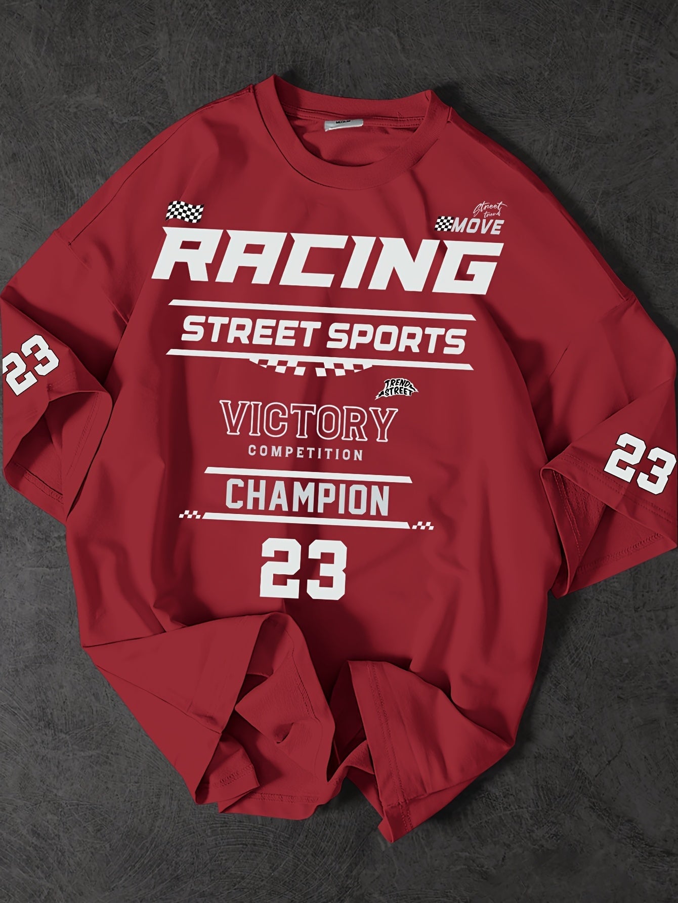 Herren Streetwear Racing Champion T-Shirt – Sportliches Freizeitshirt mit Print