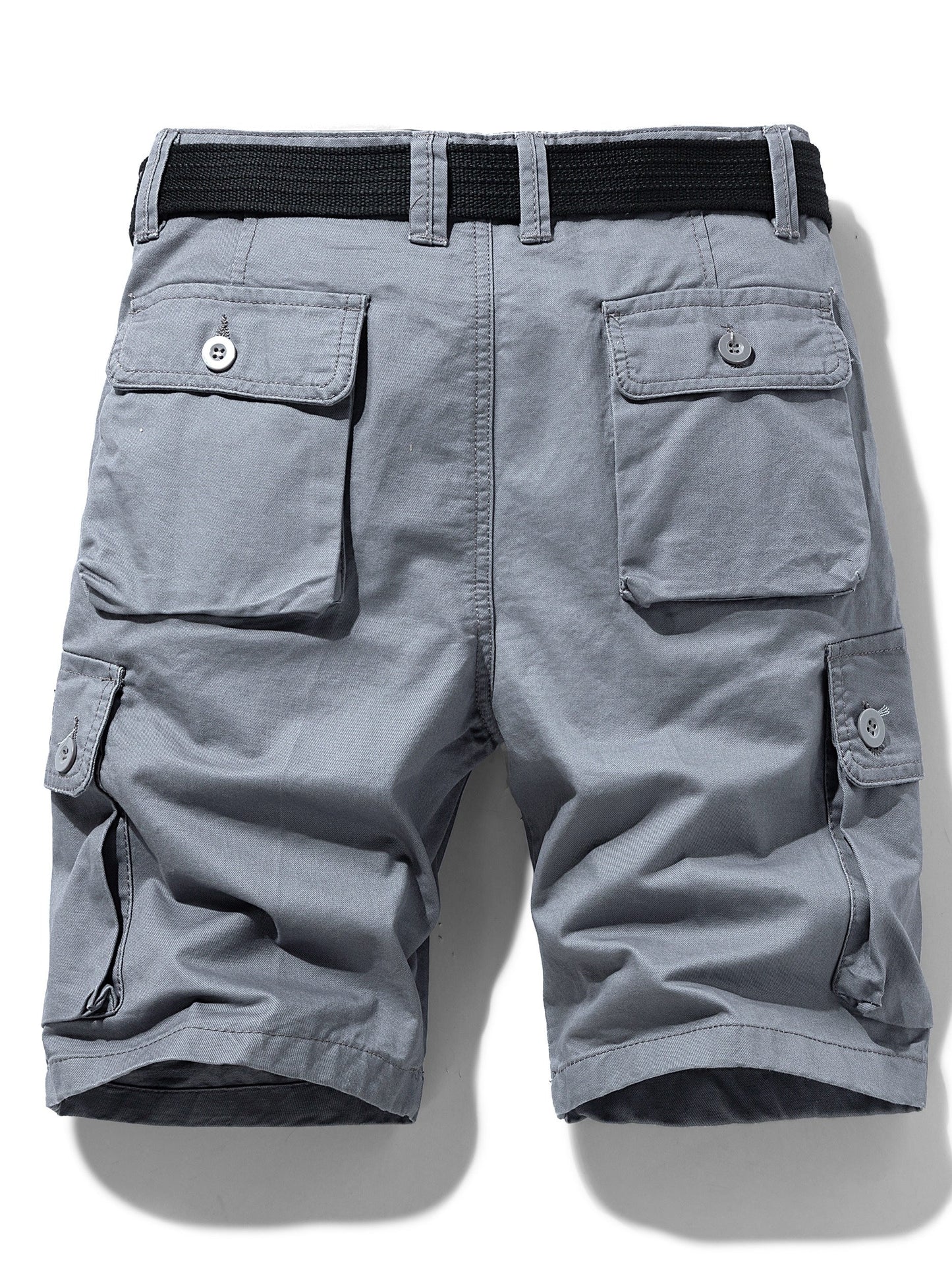 Herren Cargo Shorts Freizeit Klassisch mit Gürtel und Taschen