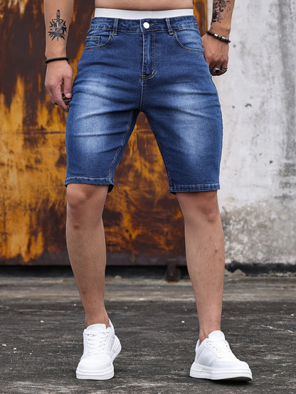 Herren Jeans Shorts im Skinny Fit – Modischer Freizeit-Basic für den Sommer