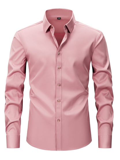 Herren Business-Freizeit Hemd Slim Fit – Elegantes Langarmhemd für Büro und Alltag