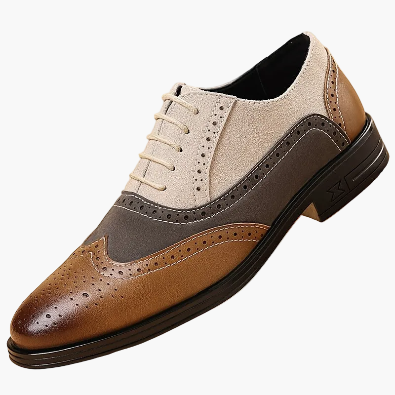 Herren Business Brogue Oxford Schuhe – Eleganter Vintage-Stil für Alltag & Büro