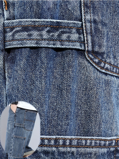 Herren Jeans-Bermuda Regular Fit – Lässige Utility-Shorts für Alltag und Freizeit