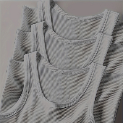 Herren Sport Tanktop mit Rippstruktur – Modernes Fitnesstop für Training und Freizeit