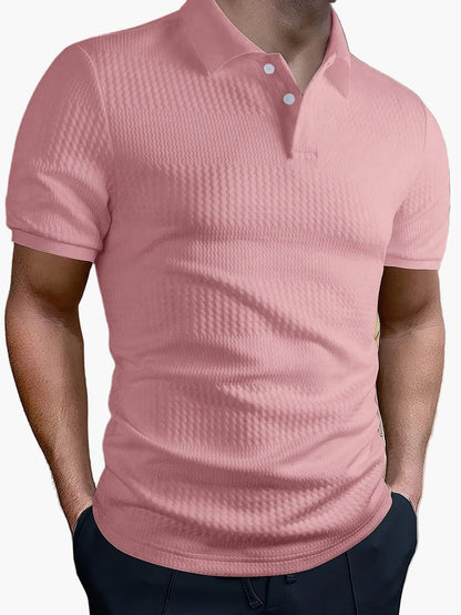 Herren Poloshirt – Modernes Freizeitshirt mit Struktur, Kurzarm, Ideal für Alltag und Business