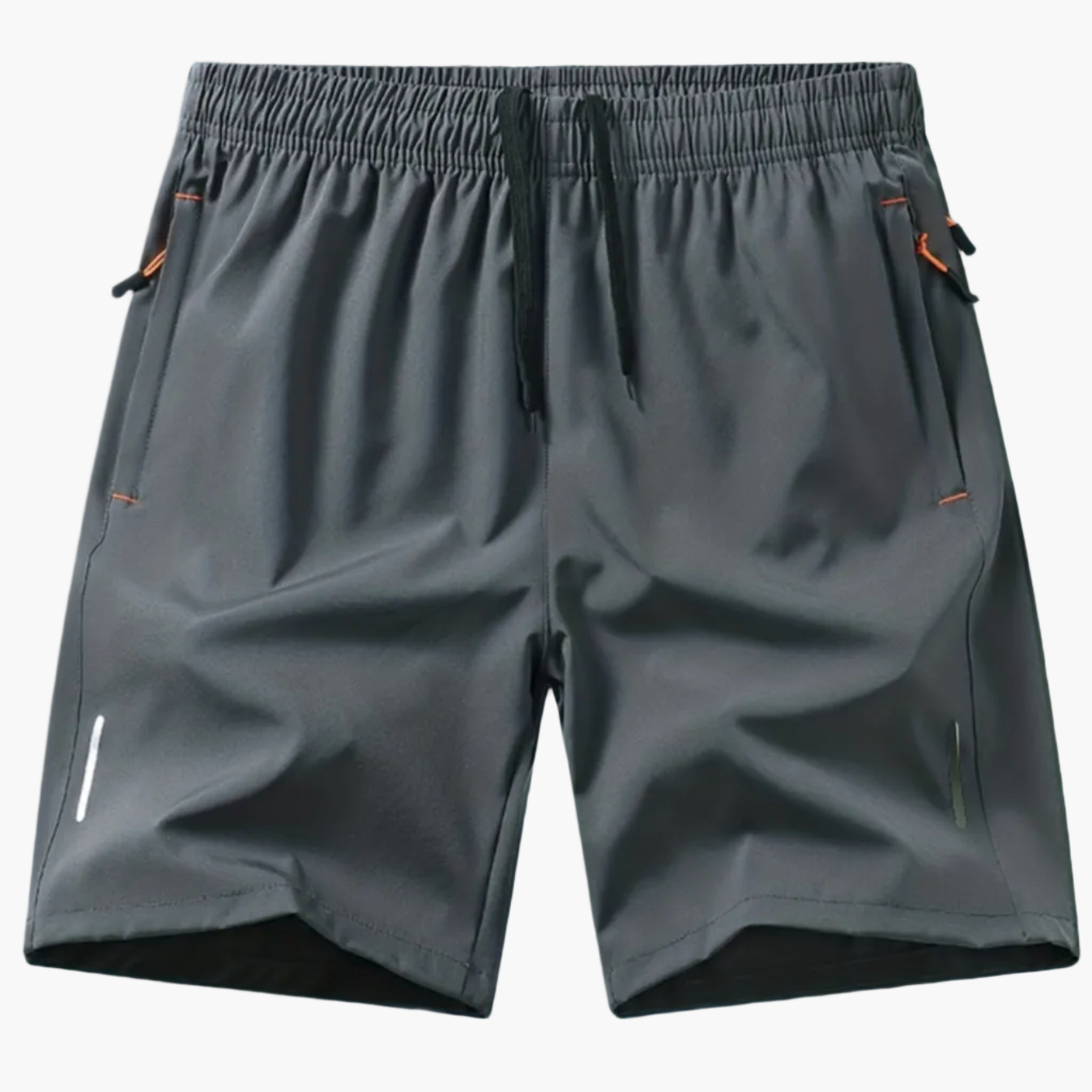 Herren Sportshorts Fitness Laufshorts mit Reißverschlusstaschen – Bequeme Trainingsshorts
