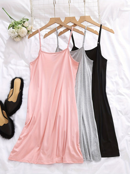 Damen Unterkleid Slipdress – Elegantes Basic für Alltag und Freizeit