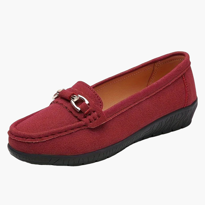 Damen Mokassins Elegant Komfort Slip-On Freizeit Loafer Schuhe