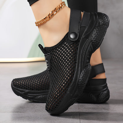 Damen Slip-On Sportliche Clogs für Komfort und Alltag – Atmungsaktive Freizeitschuhe mit Fersenriemen