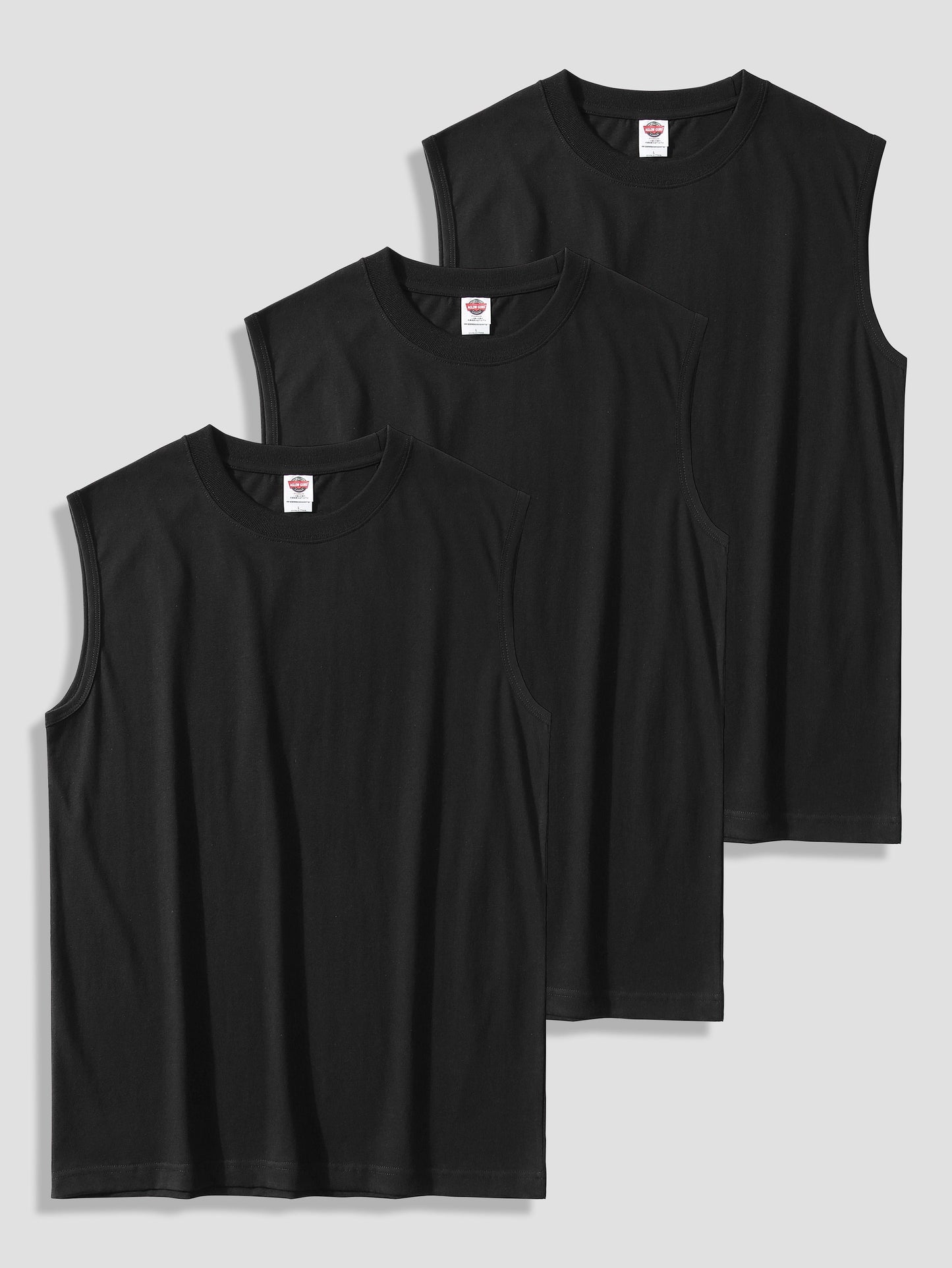 Herren Muskelshirt 3er-Pack – Ärmellose Fitness Tanktops für Sport und Freizeit