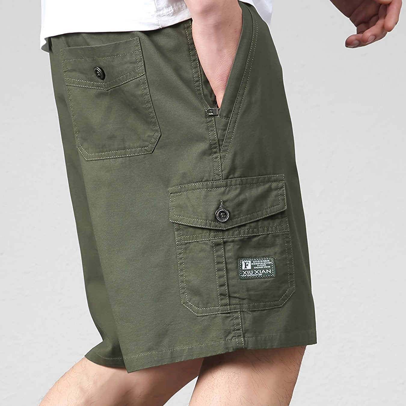 Herren Cargo Shorts Freizeit Bermuda mit Taschen – Perfekt für Alltag & Outdoor