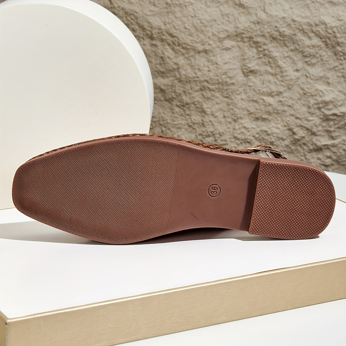 Damen Slingback-Loafer im eleganten Business- und Freizeitstil mit Horsebit-Detail