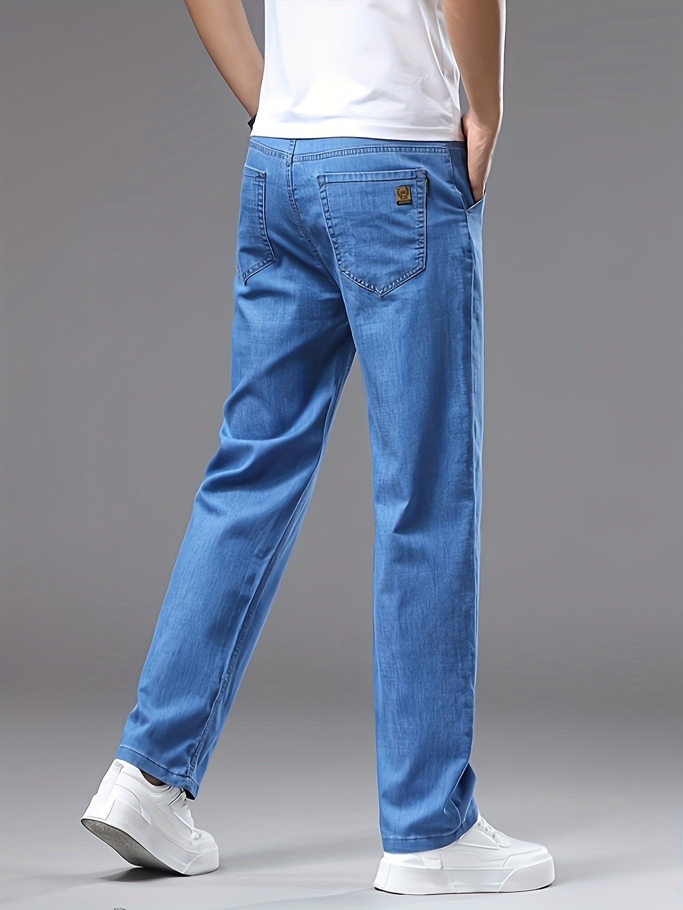 Herren Jeanshose im klassischen Stil für Alltag und Freizeit – Bequeme Passform