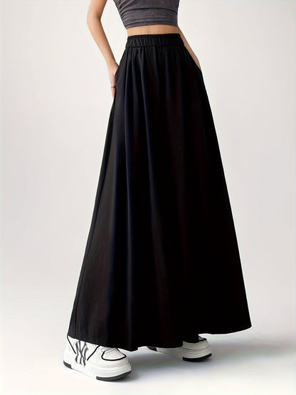 Damen Weite Palazzo Culotte Hose – Modischer Streetstyle für Freizeit und Alltag