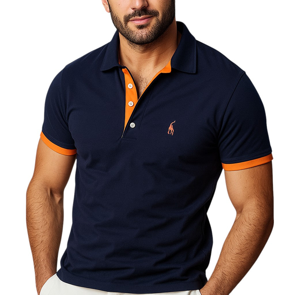 Herren Polo-Shirt Klassischer Stil – Perfekt für Freizeit, Büro & Sport