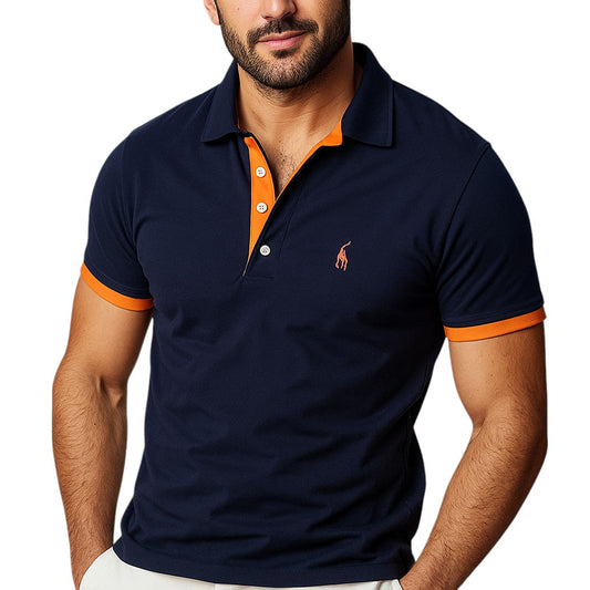 Herren Polo-Shirt Klassischer Stil – Perfekt für Freizeit, Büro & Sport