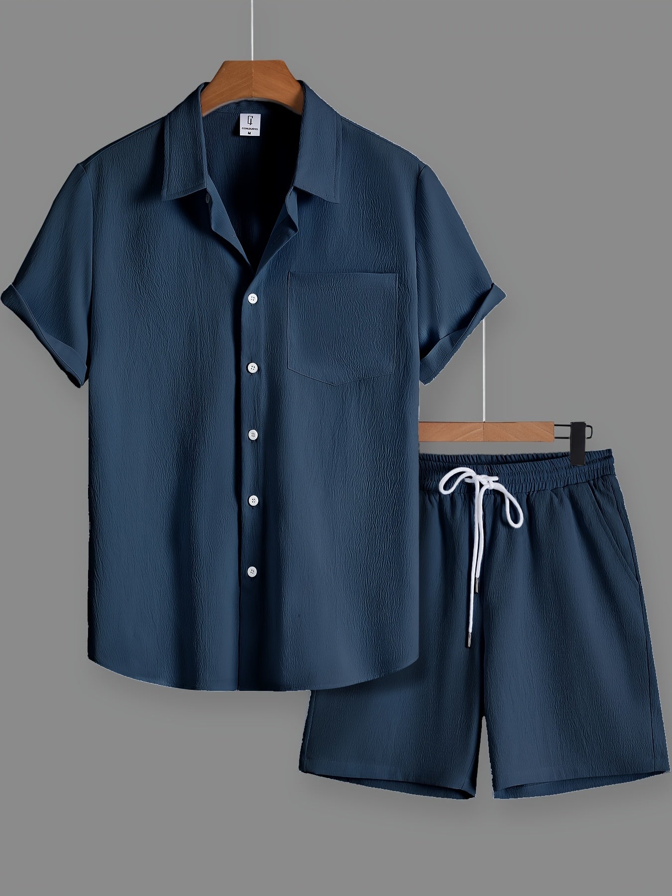 Herren Freizeit Set – Kurzarm Hemd und Shorts für entspannte Anlässe