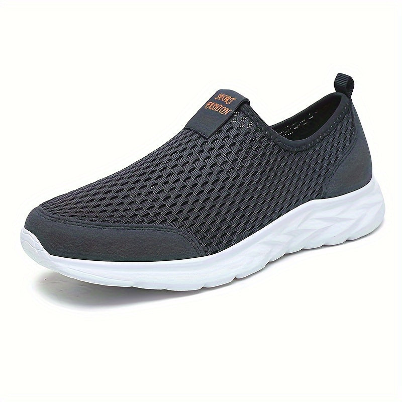 Herren Mesh-Slip-On Sportschuhe für Freizeit und Training – Atmungsaktive Sneaker