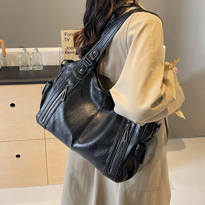 Damen Schultertasche – Modisch, Geräumig, Alltagstauglich – Perfekt für Büro, Freizeit & Reisen